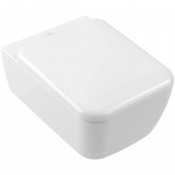 Унитаз подвесной Villeroy & Boch Skyla 4682CL01 безободковый, с сиденьем микролифт, альпийский белый