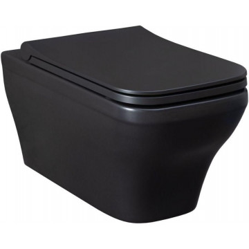 Унитаз подвесной Allen Brau Infinity 4.21011.31 черный матовый