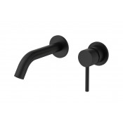 Смеситель SantiLine SL-9005MB, для раковины, скрытого монтажа, цвет черный матовый