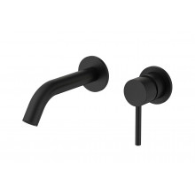 Смеситель SantiLine SL-9005MB, для раковины, скрытого монтажа, цвет черный матовый