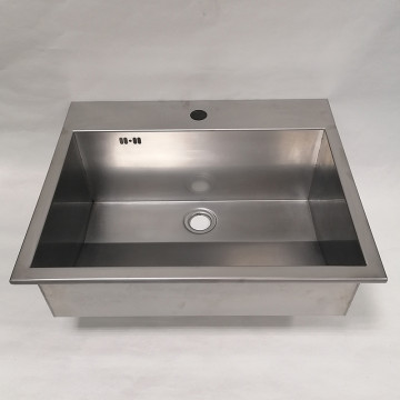 Антивандальная накладная раковина Dominant D-A2/08 AISI 304 55 х 45 см