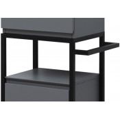 Полотенцедержатель для пеналов Allen Brau Priority 1.31008.BB черный браш