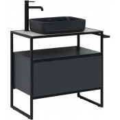 Тумба под раковину Allen Brau Priority 1.31002.AM 80 антрацит матовый