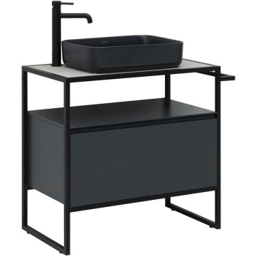 Тумба под раковину Allen Brau Priority 1.31002.AM 80 антрацит матовый