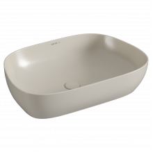 Раковина VitrA Outline Recycled 7993B066-0016 63x42 матовый бежевый