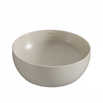 Раковина VitrA Outline Recycled 7992B066-0016 41x41 матовый бежевый