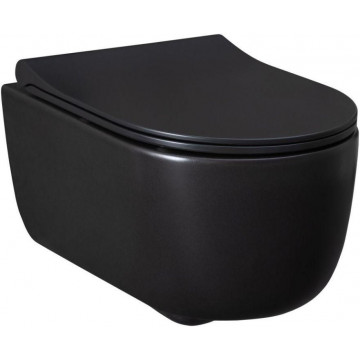 Унитаз подвесной Allen Brau Priority 4.31002.31 черный матовый