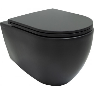 Унитаз подвесной Allen Brau Reality 4.32006.31 черный матовый