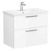 Тумба с раковиной Vitra Root Flat 66306 80 белый глянцевый