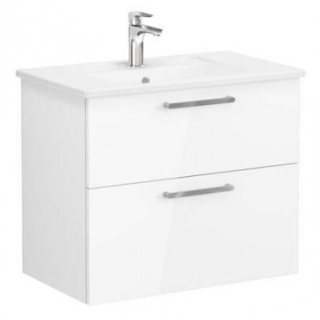 Тумба с раковиной Vitra Root Flat 66306 80 белый глянцевый