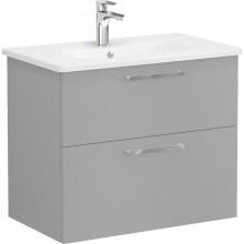 Тумба с раковиной Vitra Root Flat 68289 80 камень серый матовый