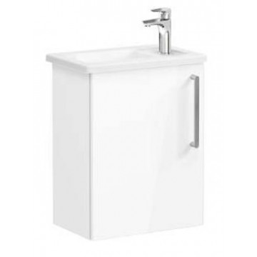 Тумба с раковиной Vitra Root Flat 66342 45 левая белый глянцевый