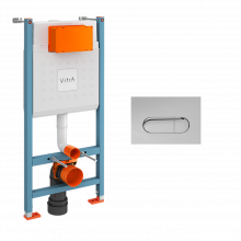 Инсталляция для унитаза VitrA V-Fix Core 800-1873 с клавишей смыва глянцевой хром