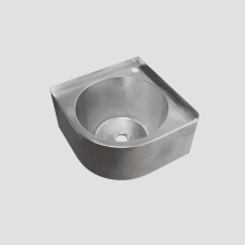 Антивандальная угловая раковина Dominant D-A2/12 AISI 304 37 х 37 см