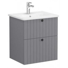Тумба с раковиной Vitra Root Groove 69417 60 матовый серый