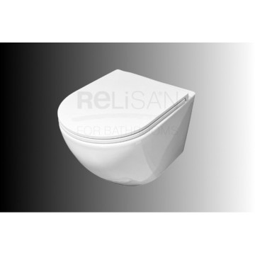 Унитаз подвесной Relisan WM 715/смыв - торнадо Гл000027654