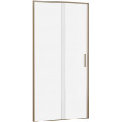 Душевая дверь Aquanet Pleasure Evo AE65-N100-GBT 100 золото браш/прозрачное
