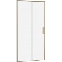 Душевая дверь Aquanet Pleasure Evo AE65-N100-GBT 100 золото браш/прозрачное