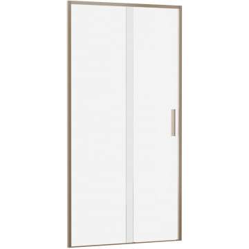 Душевая дверь Aquanet Pleasure Evo AE65-N100-GBT 100 золото браш/прозрачное