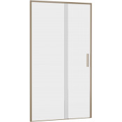 Душевая дверь Aquanet Pleasure Evo AE65-N110-GBT 110 золото браш/прозрачное