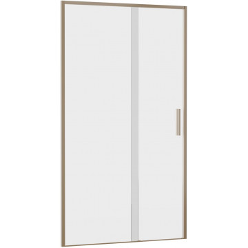 Душевая дверь Aquanet Pleasure Evo AE65-N110-GBT 110 золото браш/прозрачное