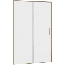 Душевая дверь Aquanet Pleasure Evo AE65-N130-GBT 130 золото браш/прозрачное