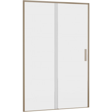 Душевая дверь Aquanet Pleasure Evo AE65-N130-GBT 130 золото браш/прозрачное