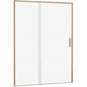 Душевая дверь Aquanet Pleasure Evo AE65-N150-GBT 150 золото браш/прозрачное