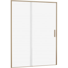 Душевая дверь Aquanet Pleasure Evo AE65-N150-GBT 150 золото браш/прозрачное