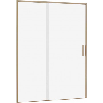 Душевая дверь Aquanet Pleasure Evo AE65-N150-GBT 150 золото браш/прозрачное