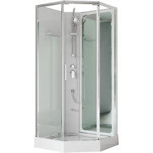 Душевая кабина Aquanet Passion P 3.0 348370 90x90 хром/прозрачное