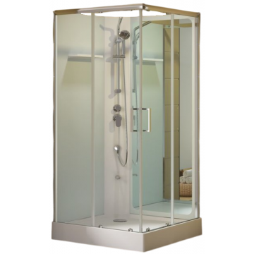Душевая кабина Aquanet Passion P 3.0 348330 90x90 хром/прозрачное