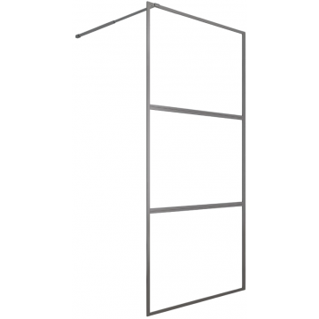 Душевая перегородка Aquanet SW-900GRT 90 графит/прозрачное