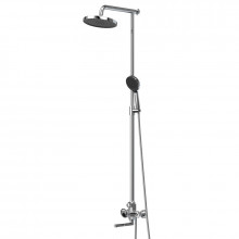 Душевая система ELGHANSA 2309922-2T однорычажная с релингом 32 мм и верхним ABS душем 250 мм