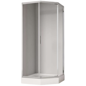 Душевой уголок Aquanet Bright AE90-P-90x90-CT хром/прозрачное