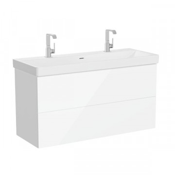 Тумба с раковиной Vitra Metropole Pure 67334 120 белый глянцевый