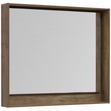 Зеркало Aquanet Милан 336401 100х80 с LED подсветкой дуб рустикальный