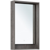 Зеркало Aquanet Милан 336392 50х80 с LED подсветкой дуб рошелье