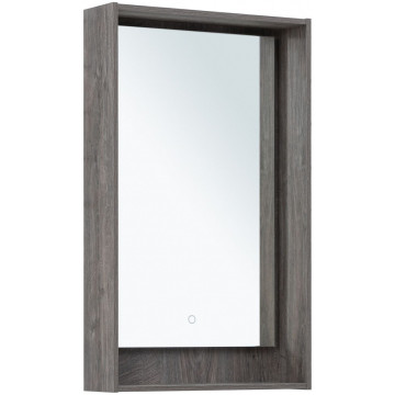 Зеркало Aquanet Милан 336392 50х80 с LED подсветкой дуб рошелье