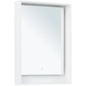 Зеркало Aquanet Милан 306380 60х80 с LED подсветкой белый глянец