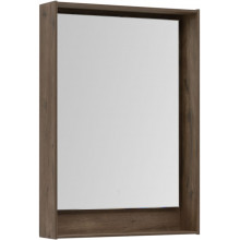 Зеркало Aquanet Милан 336398 60х80 с LED подсветкой дуб рустикальный
