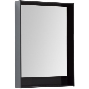 Зеркало Aquanet Милан 306382 60х80 с LED подсветкой дуб серый