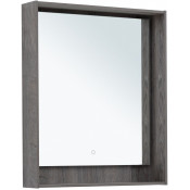 Зеркало Aquanet Милан 336394 70х80 с LED подсветкой дуб рошелье