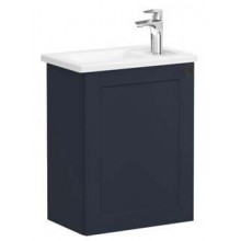 Тумба с раковиной VitrA Root Classic 68608 45 левый темно-синий матовый