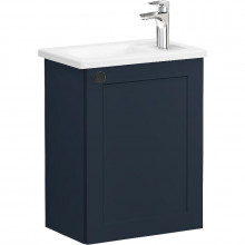Тумба с раковиной VitrA Root Classic 68615 45 правый темно-синий матовый