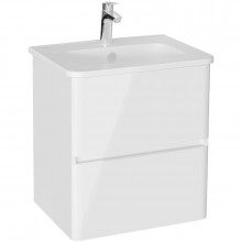 Тумба с раковиной Vitra Mia Plus Round 69816 60 белый глянцевый