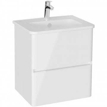 Тумба с раковиной Vitra Mia Plus Round 69816 60 белый глянцевый