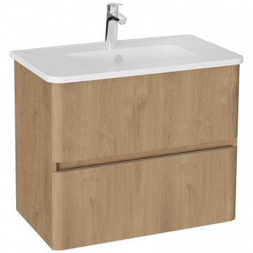 Тумба с раковиной Vitra Mia Plus Round 69825 80 золотой дуб