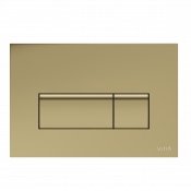 Клавиша смыва Vitra Root Square 740-2324 золото глянцевое