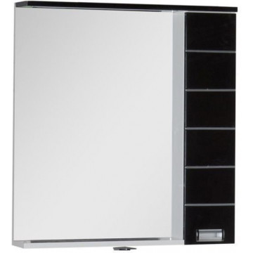 Зеркальный шкаф Aquanet Доминика 171082 80 LED черный
